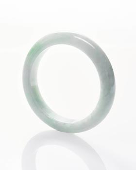 伽罗JALO A货翡翠手镯SGE07169