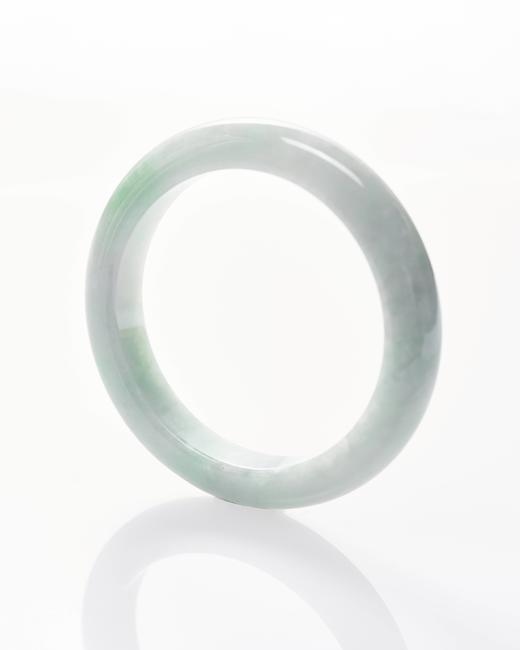 伽罗JALO A货翡翠手镯SGE07169 商品图0