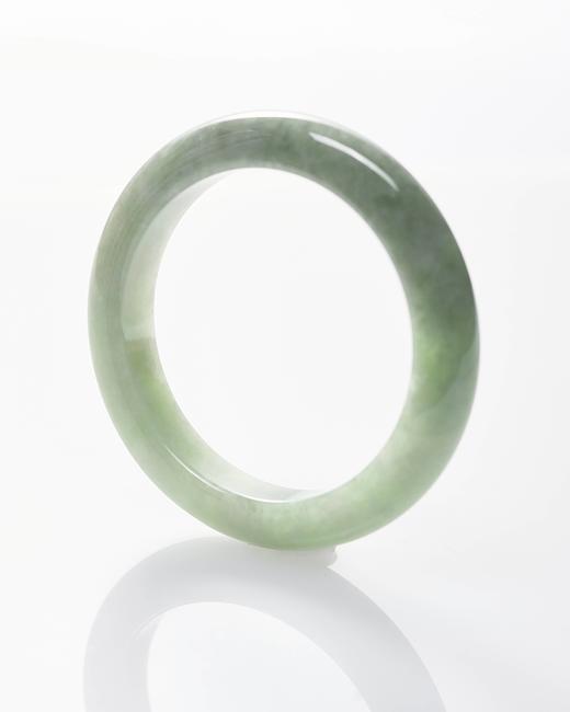 伽罗JALO A货翡翠手镯SGE07163 商品图0