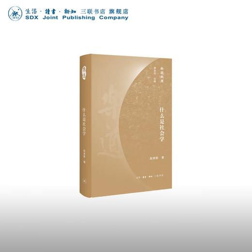 什么是社会学 赵鼎新 著  乐道文库  三联书店 商品图0