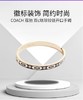 【特惠】【品牌授权】蔻驰奥莱女士经典双c珐琅铰链开口手镯简约时尚礼物 商品缩略图2