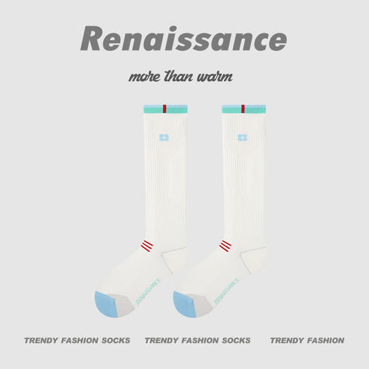 【专业运动，压力防滑袜！】Renaissance运动压力小腿袜 压缩健身跑步跳绳 瑜伽普拉提羽毛球袜-QQ 商品图13