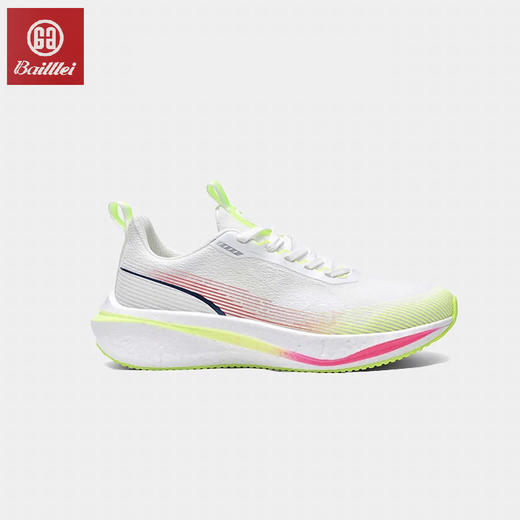 Bailllei 夏季新款 爆米花碳板跑鞋 莱卡冰丝鞋面 百搭透气 轻便软底跑步减震运动鞋 商品图0