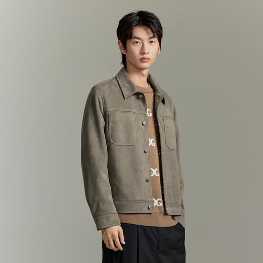 GXG男装 简约柔软夹克外套 秋季热卖夹克 GEX12114843 商品图2