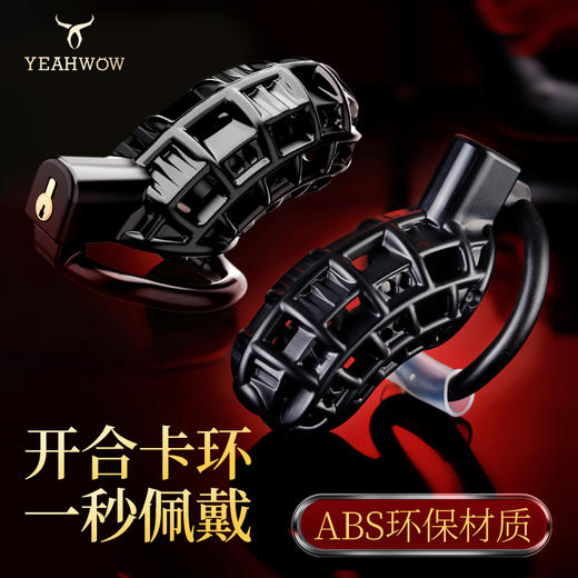 索迹 黑网格贞操锁 商品图1