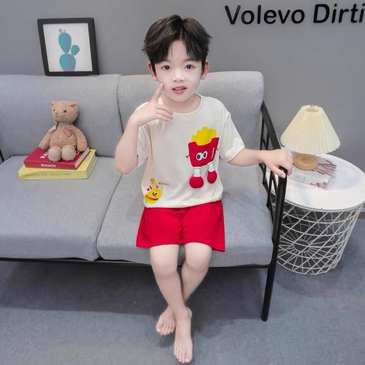 【29元购】儿童薯条汉堡卡通套装丨韩版萌趣休闲 炸街两件套 商品图3