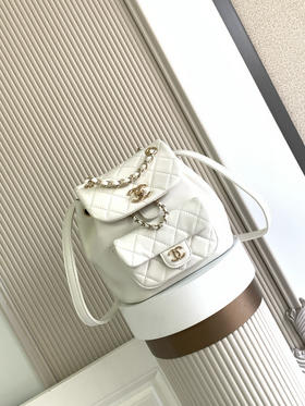 夏季特惠💰1180 原单香奈儿22A系列AS2908羊皮DUMA双肩小背包 女款背包