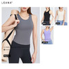 LEANA新品瑜伽裸感一体杯长款背心LN020-1 商品缩略图2