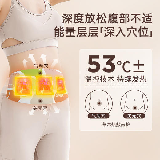 【老客专享】元气达人紫苏佛手柑暖腰带  轻薄款  温灸贴护腰发热大姨妈热敷神器 商品图3