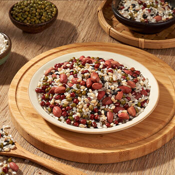 吾谷为伴八宝粥米2斤 腊八粥米 红豆 绿豆 花生 黑米 红米 五谷杂粮 /粮油调味 /杂粮 /复合粥米 商品图7