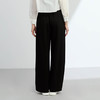 VIVIAN LIU R2457506 25春季新款斜插兜腰部前拉链直筒休闲长裤 商品缩略图1