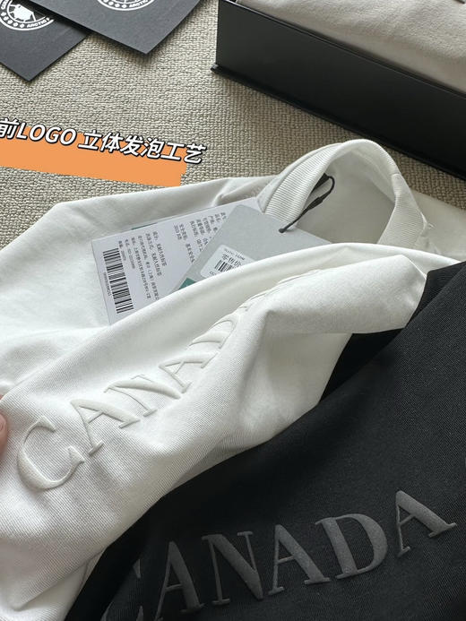 鹅。圆领衫。一盒两件。 黑色白色/1盒。  灰色蓝色/1盒 商品图5