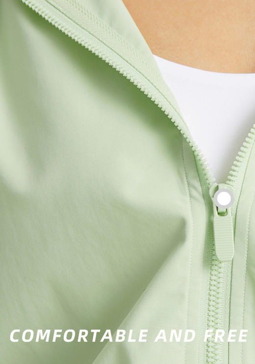 臣禾	【冰皮防晒衣】连帽抽绳防紫外线瑜伽服短外套	JZ252010675 商品图8