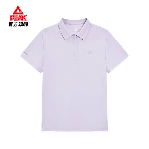 匹克2025年新款轻运动系列女款翻领短袖T恤F6252038 商品图0