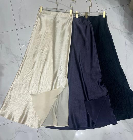 【门店同款】ENJOY夏季轻奢压褶长半裙 162798385 商品图0