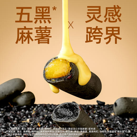 【退酮过渡】【生酮不可】【短保产品不支持无理由退货】哥本™黑金流心手指麻薯(黑芝麻味/巧克力味/奶黄味）100g 哥本健康™手指麻薯（原味/抹茶味/巧克力味/紫薯味）50克/袋 商品图2