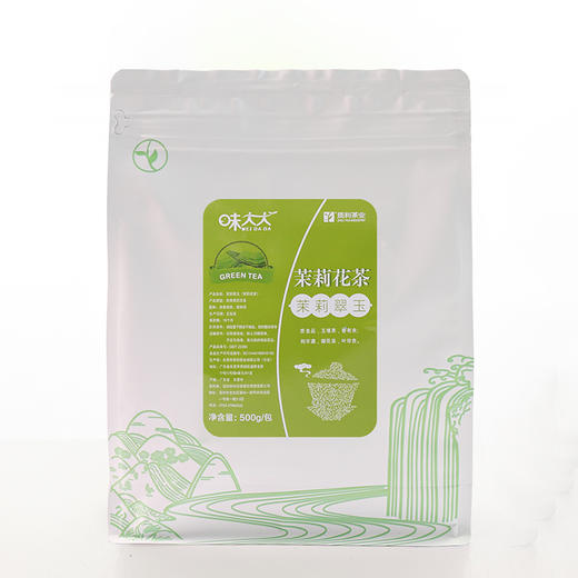 茉莉翠玉500g/件  茉莉绿茶散茶茶饮店专用 商品图4