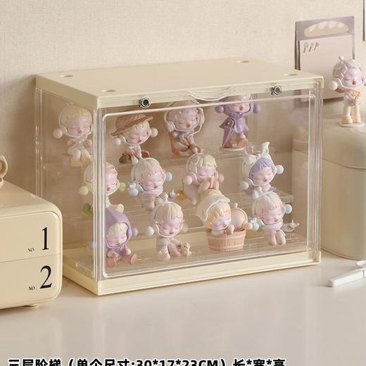 【盲盒收纳展示架，透明亚克力材质！】盲盒收纳展示架 乐高手办娃娃透明摆柜 防尘亚克力泡泡玛特展示盒子-QQ 商品图6