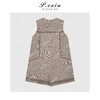 100%亚麻双面绣镂空勾花高级感连体裤W-63200 商品缩略图2