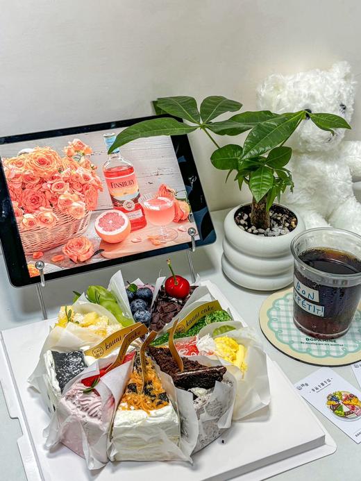 【粉丝推荐榜no.1】幸运10拼千层·纠结症患者的最爱·星座幸运色千层·低糖100%动物奶油！ 商品图5