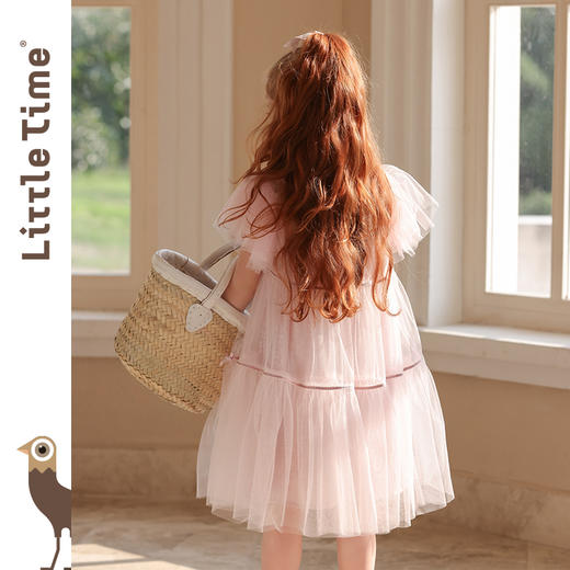 女童连衣裙2025夏新款儿童洋气时尚网纱公主裙礼服裙 商品图4