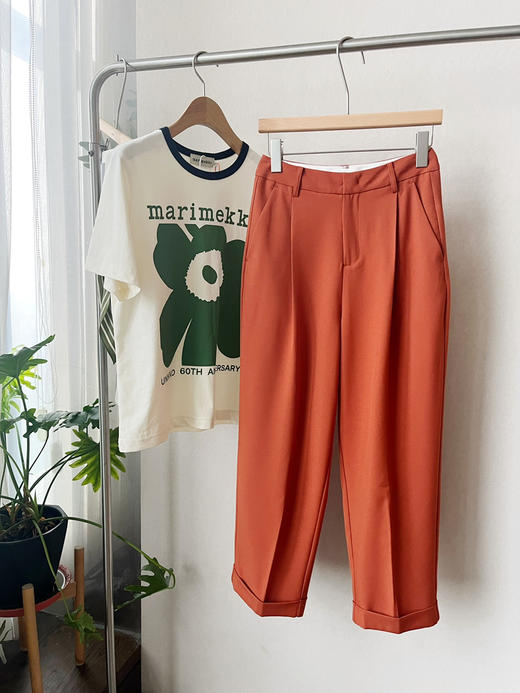 【体验款】噢蜜ooomeooo时髦卷边裤“买一送一” 商品图3