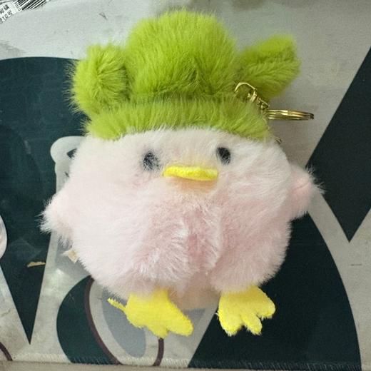 【蒜鸟蒜鸟，都不容易~】蒜鸟玩偶毛绒玩具 白小菜鸡搞怪文创公仔钥匙扣 包包挂饰挂件礼物-QQ 商品图6
