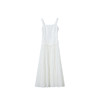VIMAGE纬漫纪南法温柔拼接压褶裙摆白色吊带连衣裙2025夏季新款V2307917 商品缩略图6