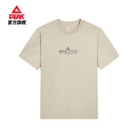 匹克2025年新款轻运动系列男款圆领短袖T恤F6252401