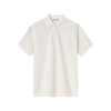 九牧王 凉感POLO衫 夏白色扁机领标准版短袖POLO衫 JT2E20210 商品缩略图2