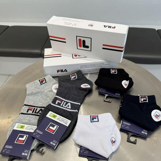 F633斐乐官方2025最新款低帮袜 5双一盒 商品图1