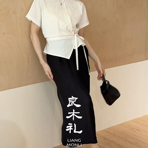 【预售7天】良木礼醋酸半裙（6717） 商品图3