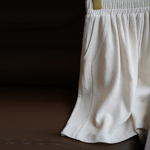 老钱风亚麻三件套，法式穿搭极简有气场，精致利落线条感【G】 商品图2