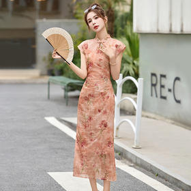 新中式国风改良，年轻款旗袍裙BBL2579