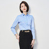 【弹力好穿】罗蒙春秋长袖衬衫女士商务正装通勤职业上班纯色衬衣女上衣 商品缩略图3