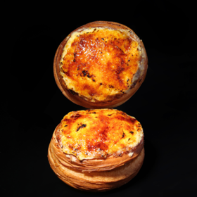 火焰凤梨烤布蕾可颂