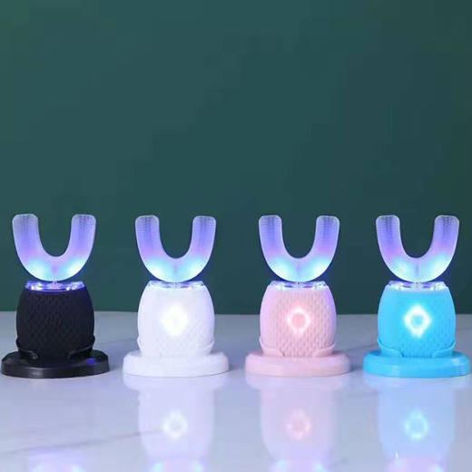 【微笑从齿刻开始】U型美牙仪全自动口含电动牙刷充电超声波震动亮白牙齿懒人牙刷。ry 商品图2