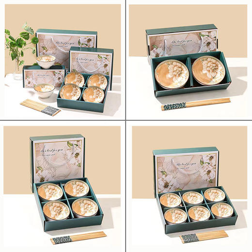 【清仓！日式陶瓷礼盒，精致碗筷套装✨】让每一餐都充满仪式感！日式陶瓷碗筷礼盒 家用餐具套装 送礼套装礼盒 商品图6