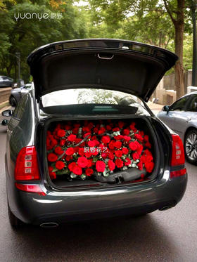限到店服务『后备箱惊喜布置』鲜花后备箱惊喜布置生日派对礼物 表白 求婚