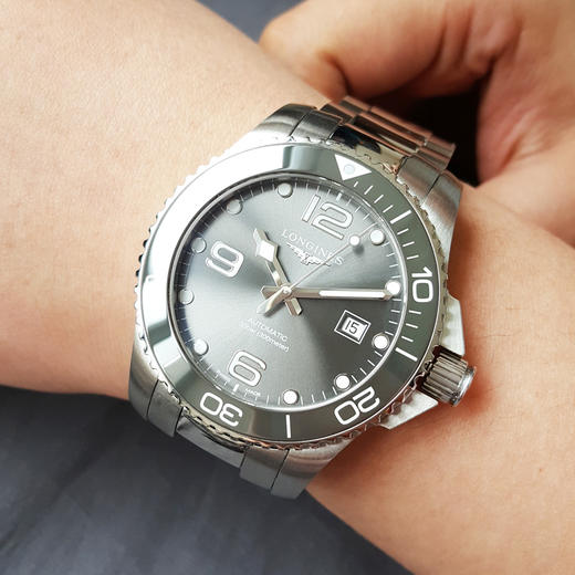 【95新】LONGINES浪琴康卡斯系列L3.782.4.76.6自动机械机芯43MM（男款）日期显示040625TJ13 商品图7