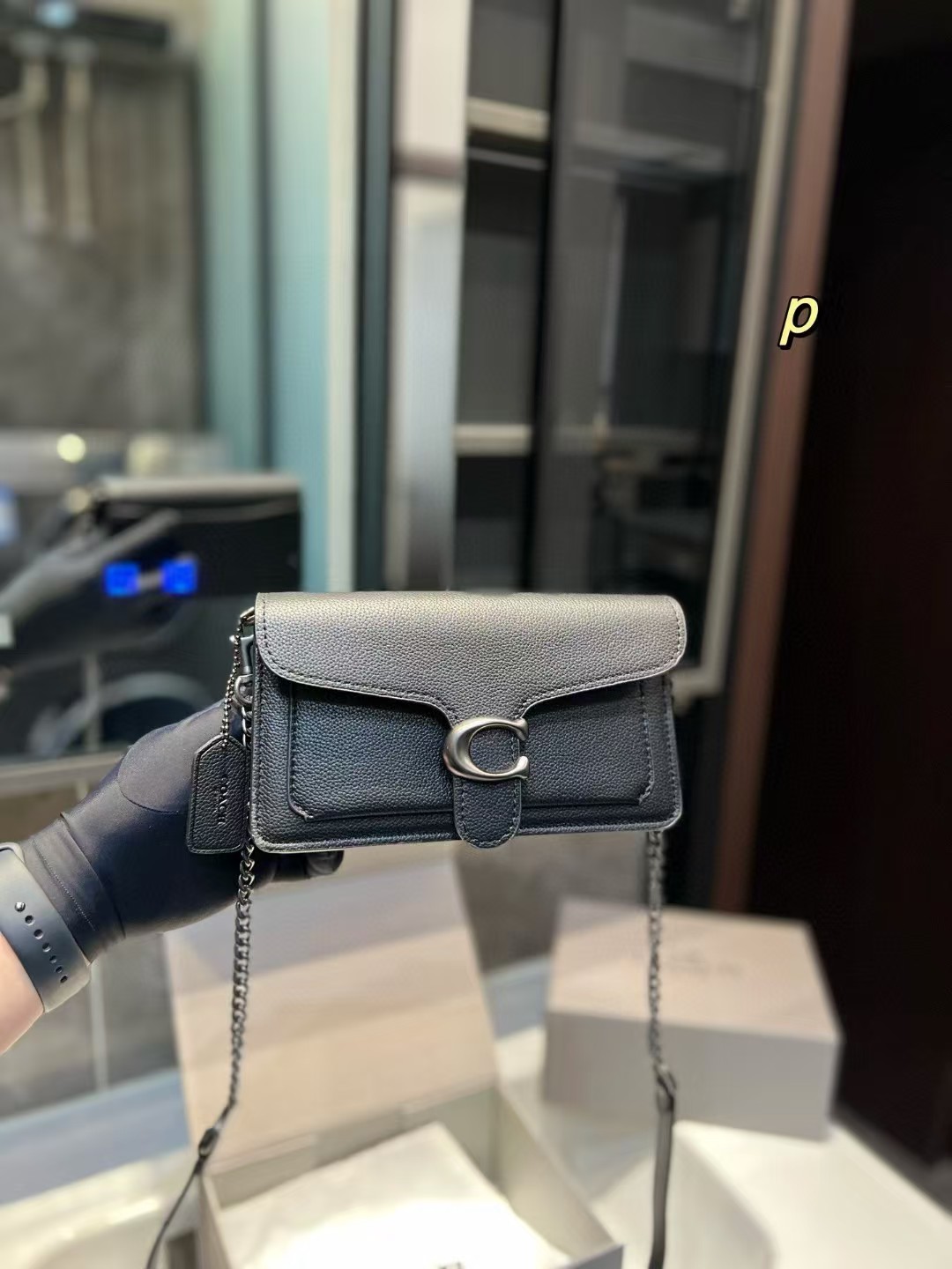 F626 Coach tabby兴 蔻驰酒神迷你包