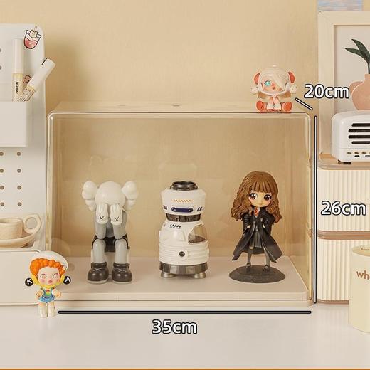 【盲盒收纳展示架，透明亚克力材质！】盲盒收纳展示架 乐高手办娃娃透明摆柜 防尘亚克力泡泡玛特展示盒子-QQ 商品图5