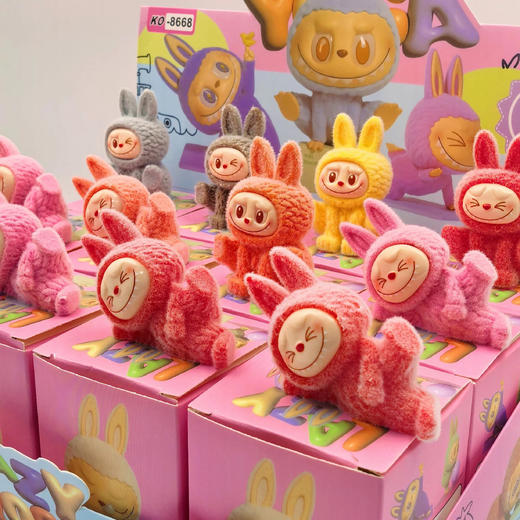 一布难求❗️拉布布小萌粒植绒手办盲盒 商品图0