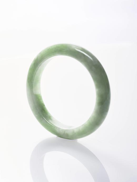 伽罗JALO A货翡翠手镯SGE07159 商品图0