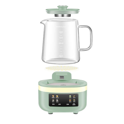 心选丨【全玻璃 0胶水】养生壶家用恒温水壶安全玻璃烧水壶 保温烧水一体煮茶壶煮茶器YSH1280(T) 商品图3