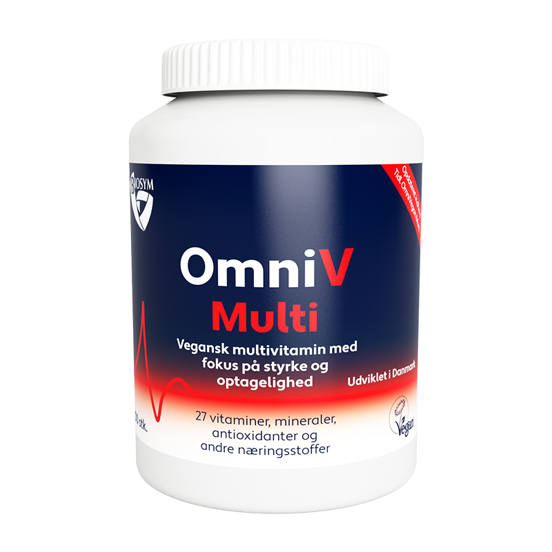 [丹麦]Biosym综合维生素100粒.Biosym OmniV Multi 100tabs.