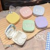 C053荻禾源隐形眼镜盒美瞳盒带镜子马卡龙混色 商品缩略图0