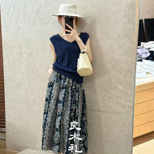 【预售7天】良木礼和纸V领上衣（5966） 商品图1