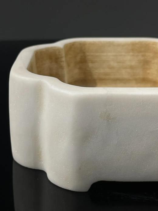 汉白玉倭角菖蒲盆，顺丰包邮 商品图9