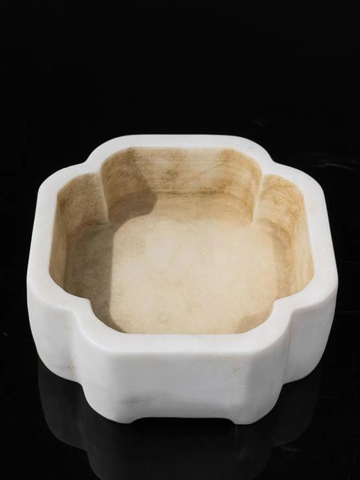 汉白玉倭角菖蒲盆，顺丰包邮 商品图4